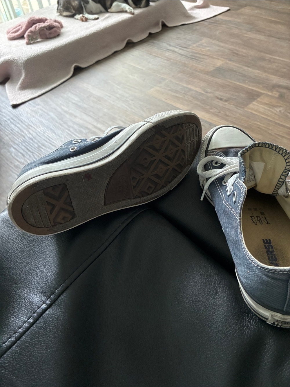Converse Top Sneakers - Navy Blue & White - Picture 6 of 6